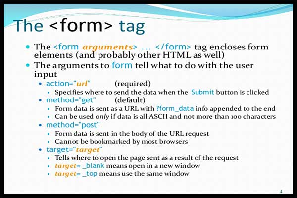 تگ form در HTML بخش اول | ویژگی method مقدار post