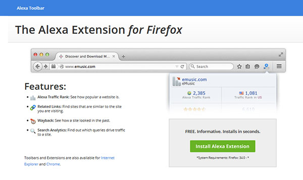 آموزش نصب نوار ابزار الکسا در مرورگر Firefox | نصب الکسا در فایرفاکس