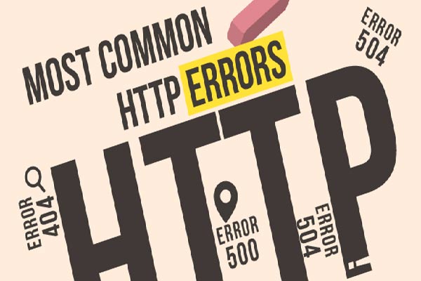 معرفی رایج ترین خطاهای HTTP | خطای HTTP | خطا سمت سرور | کد وضعیت