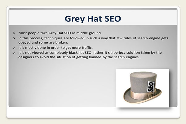 سئو کلاه خاکستری چیست | Gray Hat Seo | تکنیک سئو - سایت آموزی